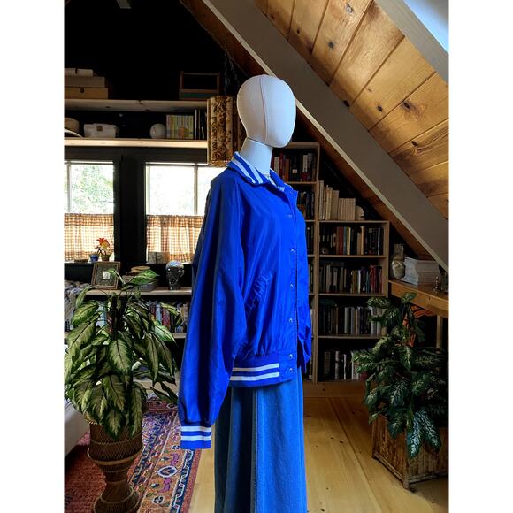 Vintage Bomber Jacket Blue - Picture 2 of 14